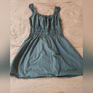 Olive Green Mini Dress